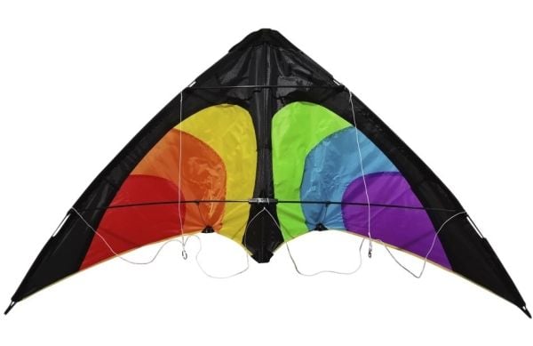 Stunt Rainbow drage til børn fra 6 år med 2 liner, 160 cm