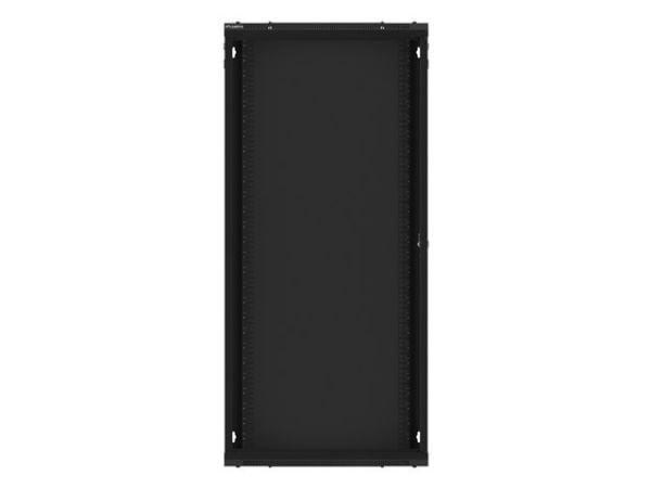Lanberg - Rack skap - veggmonterbar - svart, RAL 9004 - 27U - 19"