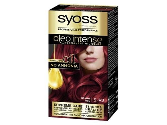 Syoss Oleo Intense permanent hårfärg 592 Intense Red