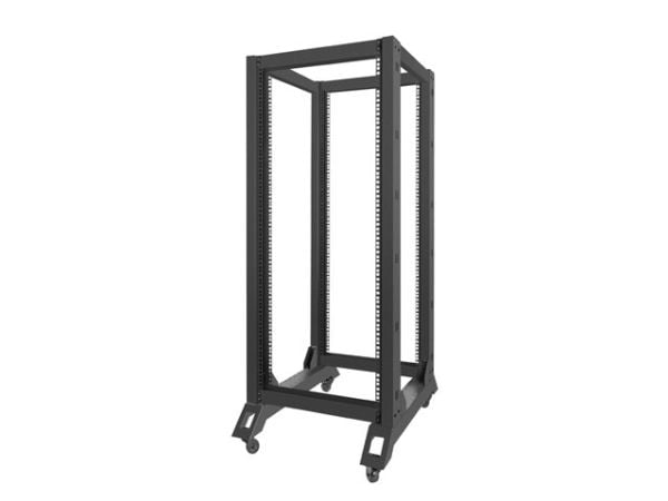 Lanberg - Rack åpen ramme - svart - 27U - 19"