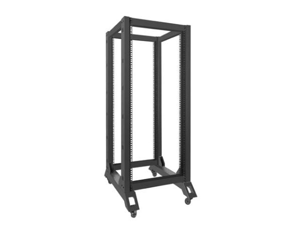 Lanberg - Rack åpen ramme - svart - 27U - 19"