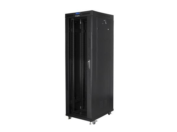 Lanberg skap 19" STÅENDE RACKSKAP 42U 800X800 SORT LANBERG (FLAT PAKKE) (FF01-8842-12B)