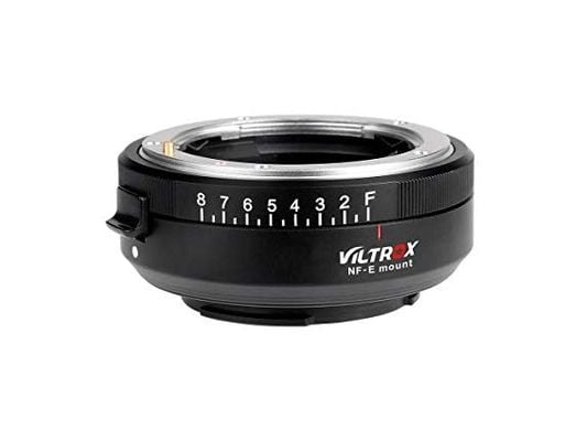 VILTROX NF-E, Sony E, F-bajonett, Svart