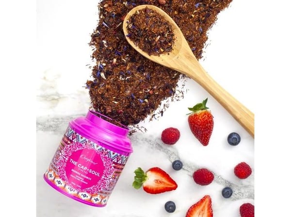 The Capsoul 8436561730919, Fermenterat te, Rooibos, 100 g, Blackberry, Hibiskus, Nypon, Jordgubbs, 1 styck