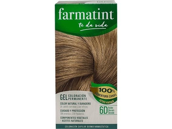 Farmatint Permanent Color Gel 6D Dark Golden Blond 150 ml