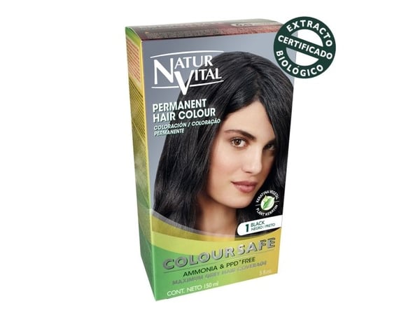 Naturaleza Y Vida Coloursafe Permanent Black Color 1 150ml