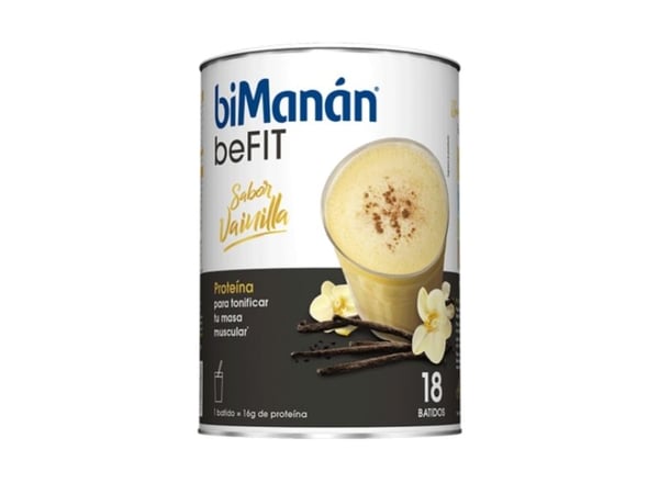 biManán 8424259997805, Pulver, Melkeprotein, Vanilje, A, C, D, E, B1, B2, B6, B9, Calcium, Magnesium, Iron, Zinc, 16 g, 98 kcal