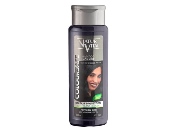 Naturaleza y Vida ColourSafe, Unisex, Sjampo, Brunt hår, Farget hår, Svart, Brunt, Kakao, 300 ml, Fargebeskyttende, Fuktighetsgivende, Reparasjon, ...