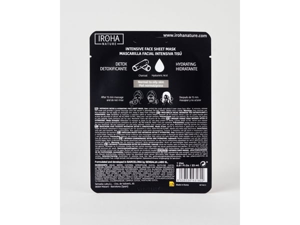 Iroha Nature Iroha Nature Detox Black Tissue Mask