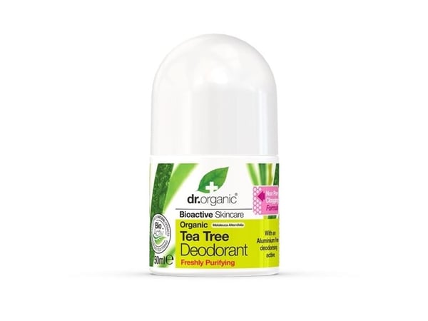 Dr Organic Dr Organic Tea Tree Deodorant Roll On 50ml Dr Organic Dr Organic Tea Tree Deodorant Roll On 50ml