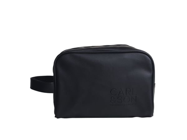 Carl&Son Toilet Bag, Toalettveske, Sort, Monokromatisk, Glidelås, 230 mm, 100 mm