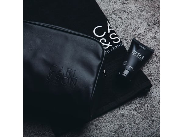 Carl&Son Toilet Bag, Toalettveske, Sort, Monokromatisk, Glidelås, 230 mm, 100 mm