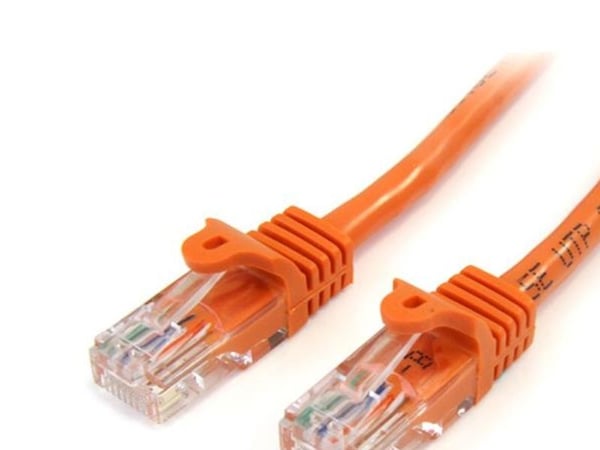 StarTech.com 45PAT2MOR, 2 m, Cat5e, U/UTP (UTP), RJ-45, RJ-45, Oranssi