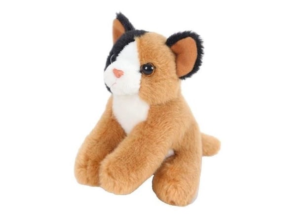 Beppe maskotti istuva kissa ruskea 13 cm