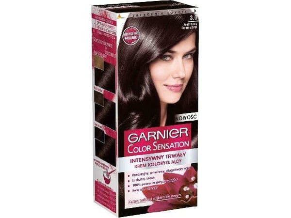 Garnier Color Sensation Creme coloring 3.0 Prestig Brown - Prestisjefylt mørk brun