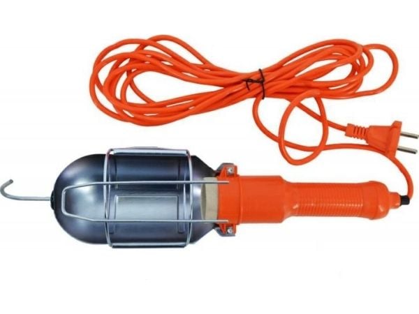 AW-Tools AWTOOLS dekorbelysningskabel oransje 220V 5 m gummikabel