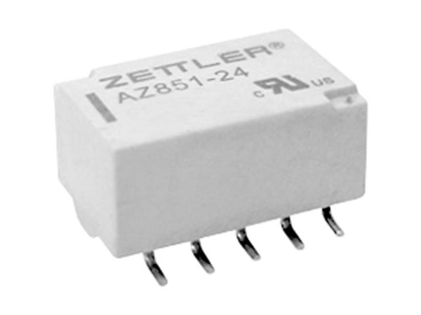 Zettler Electronics AZ851-12 SMD-relé 12 V/DC 2 omkoblere 1 stk