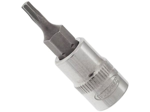 Vigor V2442N, 1 stykker, Torx, 1/4", T10, 1/4", 38 mm