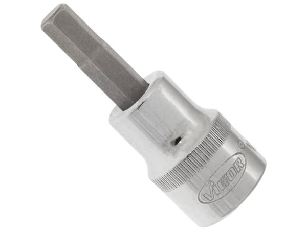 Vigor V2282N, Kraftpipe, Sølv, 1 hoder, 3/8", Metrisk/imperisk, 10 mm