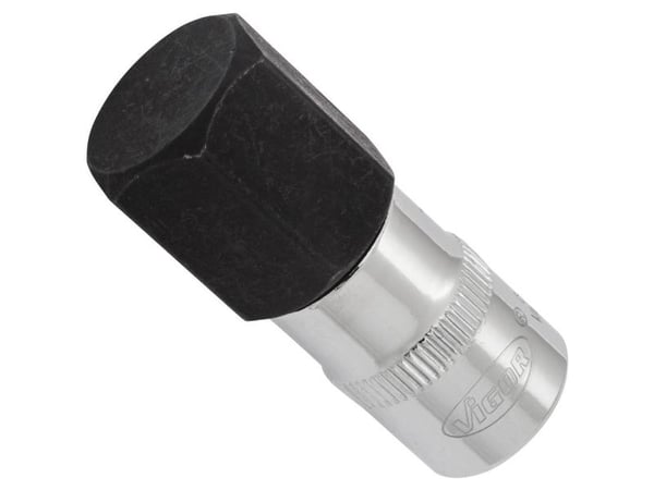 Vigor V6140, Stikkontakt, 3/8", 1 hoder, 19 mm, 49 mm