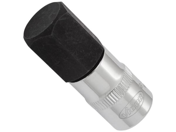 Vigor V6139, Stikkontakt, 3/8", 1 hoder, 17 mm, 49 mm