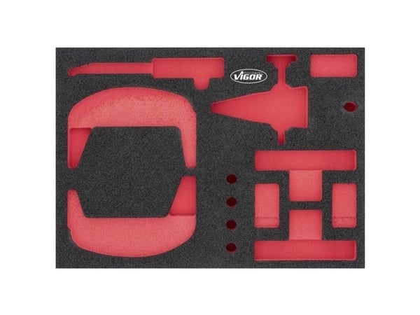 Vigor V7261-L V7261-L Vaahtomuovisetti (L x S) 393 mm x 282 mm