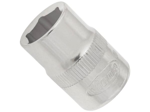 Vigor V2273N, Kraftpipe, Sølv, 1 hoder, 3/8", Metrisk/imperisk, 10 mm