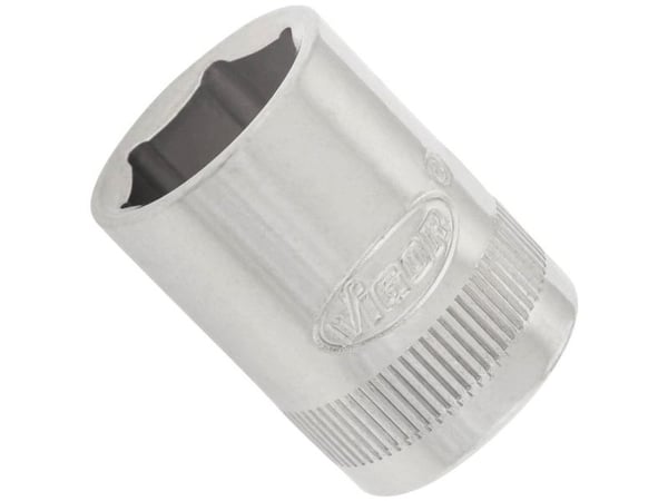 Vigor V2271N, Kraftpipe, Sølv, 1 hoder, 3/8", Metrisk/imperisk, 10 mm