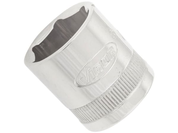 Vigor V2267N, Kraftpipe, Sølv, 1 hoder, 3/8", Metrisk/imperisk, 10 mm