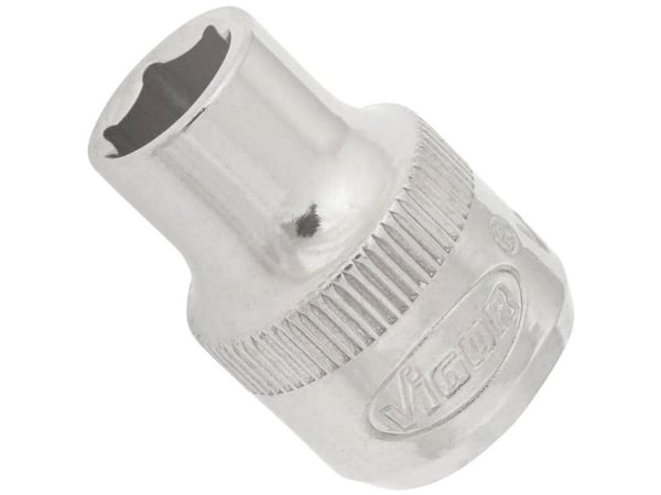 Vigor V2276N, Kraftpipe, Sølv, 1 hoder, 3/8", Metrisk/imperisk, 10 mm