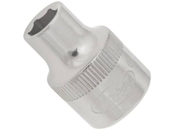 Vigor V2277N, Kraftpipe, Sølv, 1 hoder, 3/8", Metrisk/imperisk, 10 mm