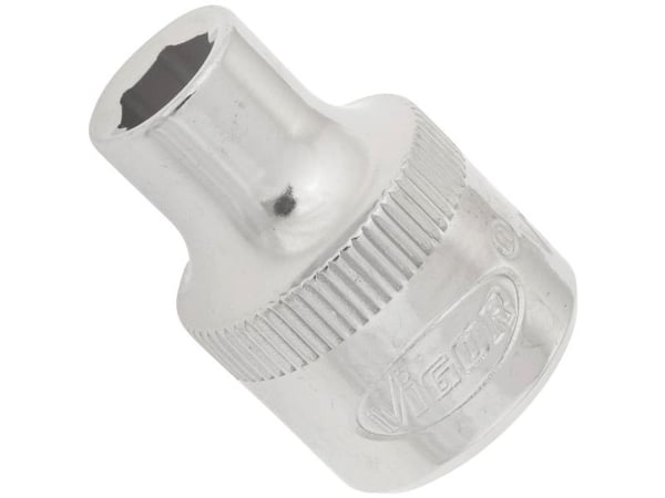Vigor V2278N, Kraftpipe, Sølv, 1 hoder, 3/8", Metrisk/imperisk, 10 mm