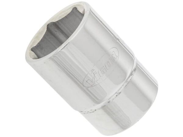 Vigor V2329N, Kraftpipe, Sølv, 1 hoder, 3/4", Metrisk/imperisk, 20 mm