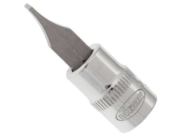 Vigor V2429N, Kraftpipe, Sølv, 1 hoder, 1/4", Metrisk/imperisk, 6.3 mm