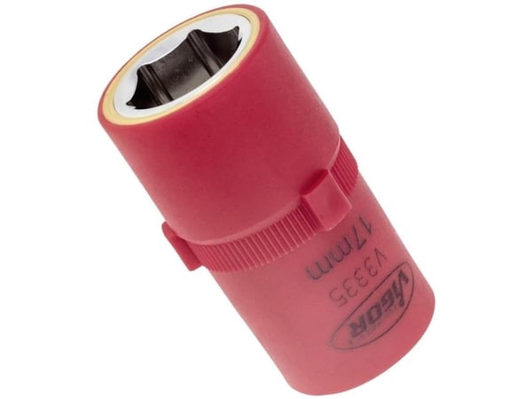 Vigor V3335, Stikkontakt, 1/2", Metrisk, 1 hoder, 17 mm, 5,5 cm