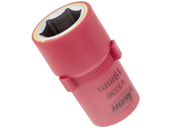 Vigor V3336, Stikkontakt, 1/2", 1 hoder, 19 mm, 5,5 cm