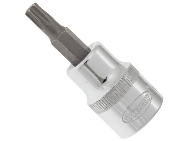 Vigor V2300N, 1 stykker, Torx, T27, 3/8", 49 mm