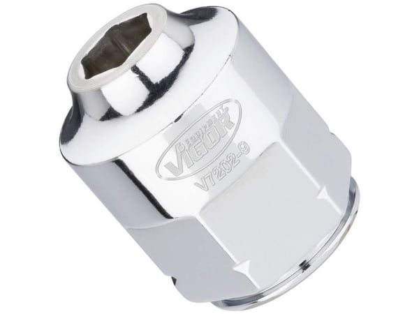 Vigor V7202-9, Stikkontakt, 1/2", Metrisk, 1 hoder, 9 mm