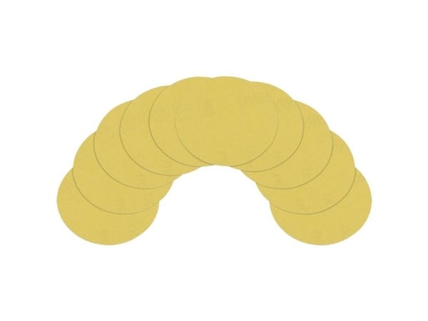 HAZET 9033-5-05/10 Ersatz-Schleifpads 10 St., Slibeskive bagepude, Universel, Grå, Rund, 5 cm, 5 cm