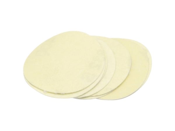 HAZET 9033-5-03/10 Ersatz-Schleifpads 10 St., Slibeskive bagepude, Universel, Grå, Rund, 5 cm, 5 cm