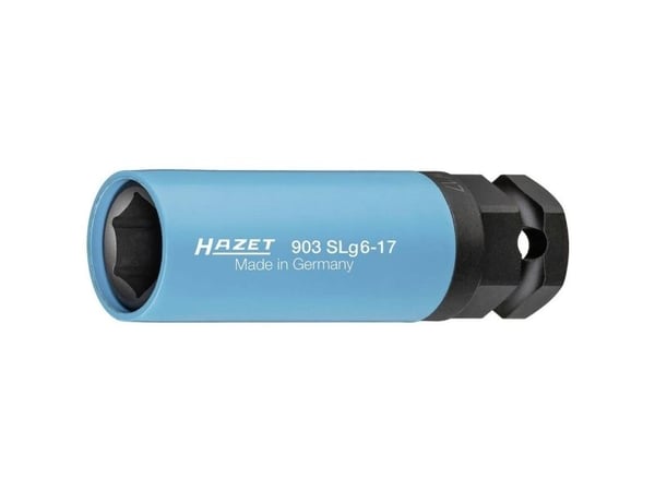 HAZET 903SLG6-17, Kraftpipe, Blå, 1 hoder, 1/2", Metrisk, 17 mm