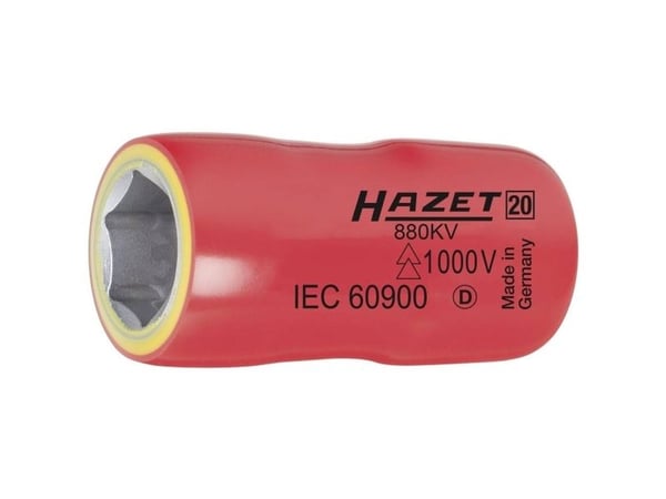HAZET 880KV-12, Kraftpipe, Rød, Gult, 1 hoder, 3/8", Imperisk, 12 mm