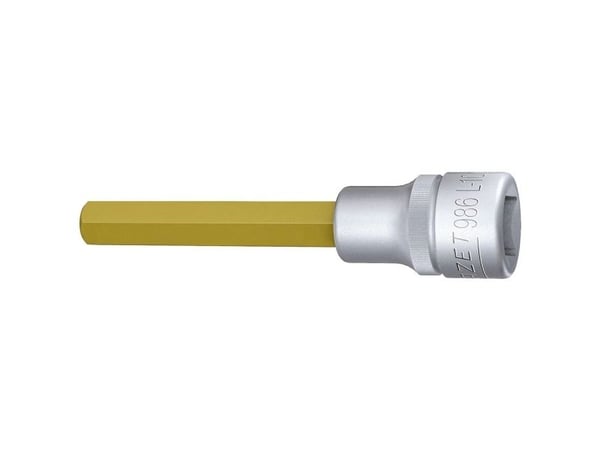 HAZET 986L-10, Stikkontakt, 1/2", Metrisk, 1 hoder, 12.5 mm, Titan