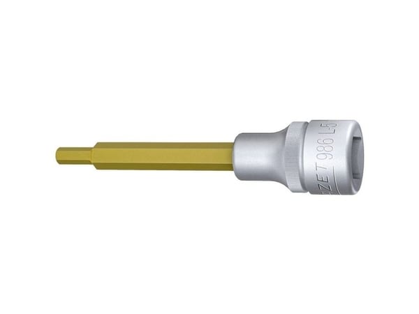 HAZET 986L-5, Stikkontakt, 1/2", Metrisk, 1 hoder, 12.5 mm, Titan
