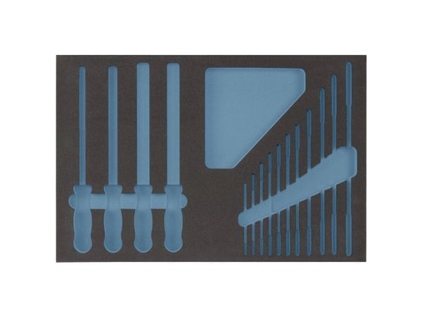 Hazet 163-55L 163-55L Vaahtomuovisisus (L x S) 519 mm x 342 mm