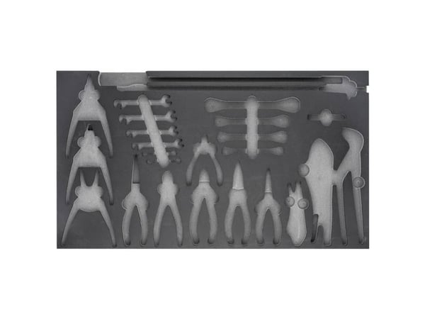 Hazet 163-319L innlegg av skumplast