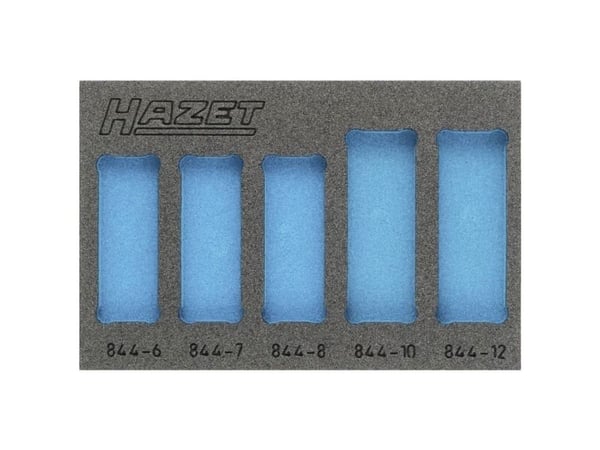 HAZET 163-347L Schaumstoffeinlage L x B 172 mm 114, Skuffemøbel, Blå, Grå, Skum, Tyskland, 342 mm, 519 mm