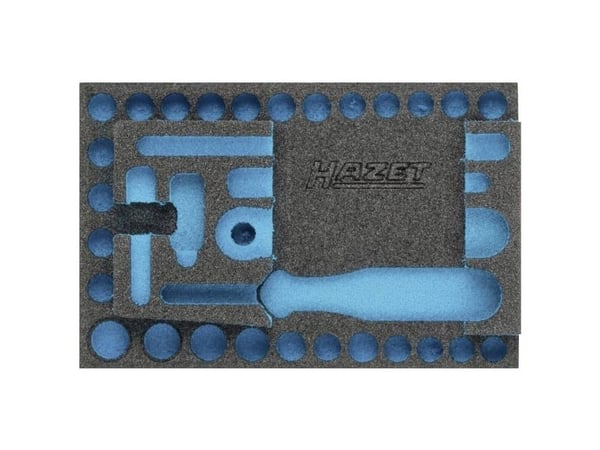 HAZET 163-339L Schaumstoffeinlage L x B 172 mm 114, Skuffemøbel, Blå, Grå, Skum, Tyskland, 342 mm, 519 mm
