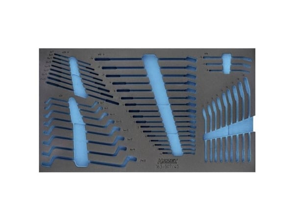 Hazet 163-507L 163-507L Vaahtomuovisisus (L x S) 691 mm x 392 mm