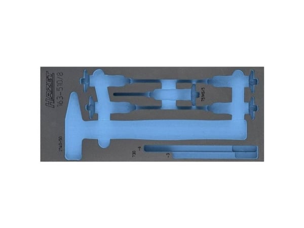 Hazet 163-510L 163-510L Vaahtomuovisisus (L x S) 172 mm x 392 mm
